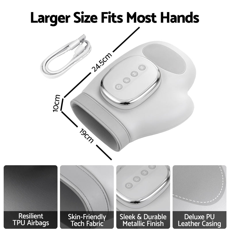 Livemor Hand Massager with Heat & Compression – Large Hand Chamber