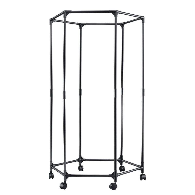 Artiss 6 Rod Rolling Clothes Rack Airer with Wheels