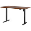 120cm Motorised Standing Desk – Rustic Brown