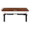 120cm Motorised Standing Desk – Rustic Brown