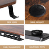 Artiss Motorised 120 cm Rustic Brown Standing Desk