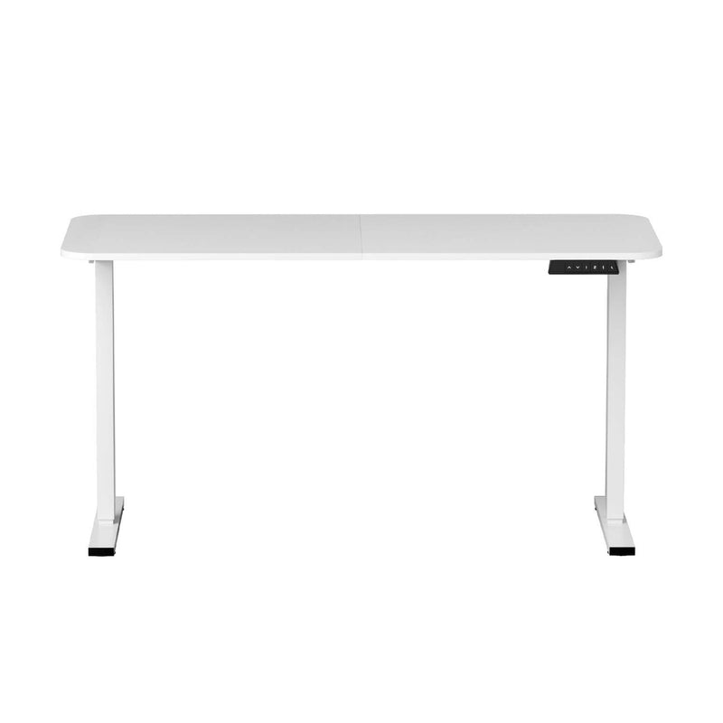Electric Standing Desk – 140CM Adjustable Height Motorised Home Office Desk (White)