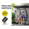 Gardeon 2-Seater Egg Swing Chair – Grey Wicker