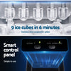 Devanti 12kg Countertop Ice Maker 1.2L Black