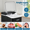 Devanti 12kg Countertop Ice Maker 1.2L Black