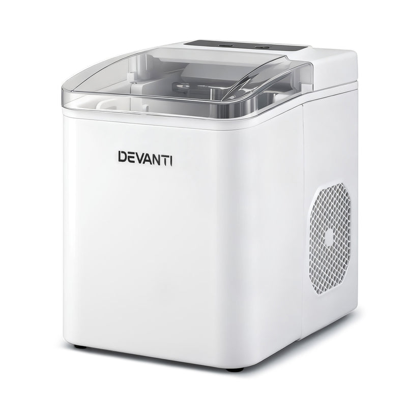 Devanti Portable Ice Maker 12kg – Self Cleaning
