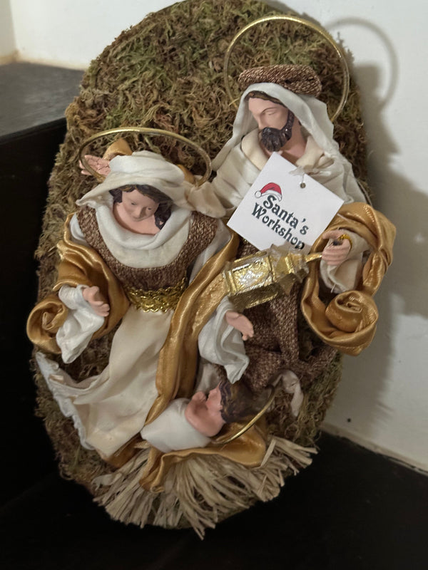 25cm Holy Family Nativity Wall Wreath