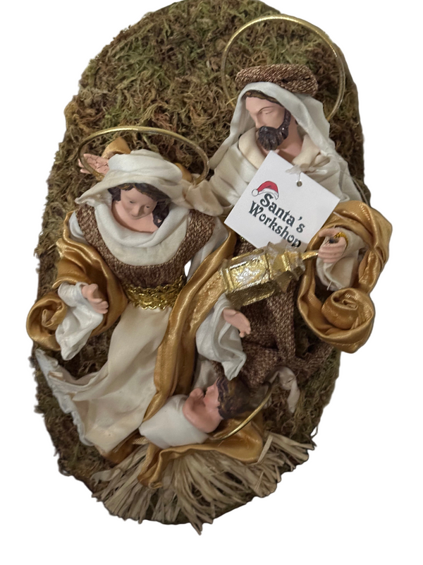 25cm Holy Family Nativity Wall Wreath