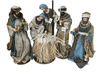 53cm Handmade Nativity Set with Holy Family & Three Wise Men