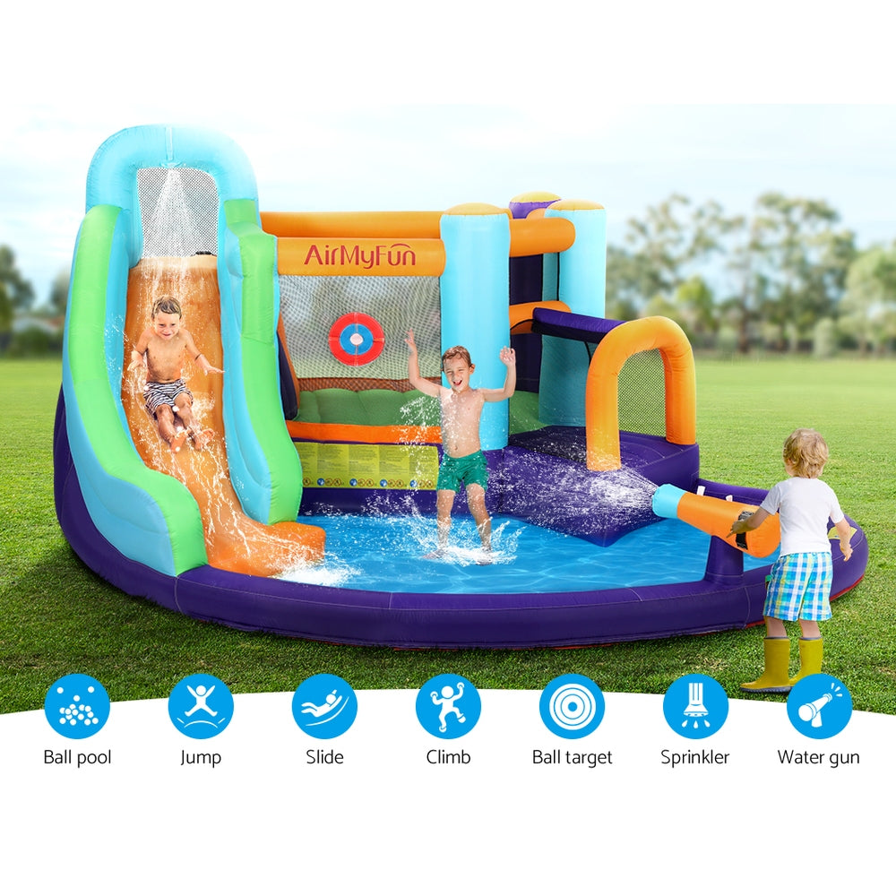 AirMyFun Inflatable Water Slide & Jumping Castle