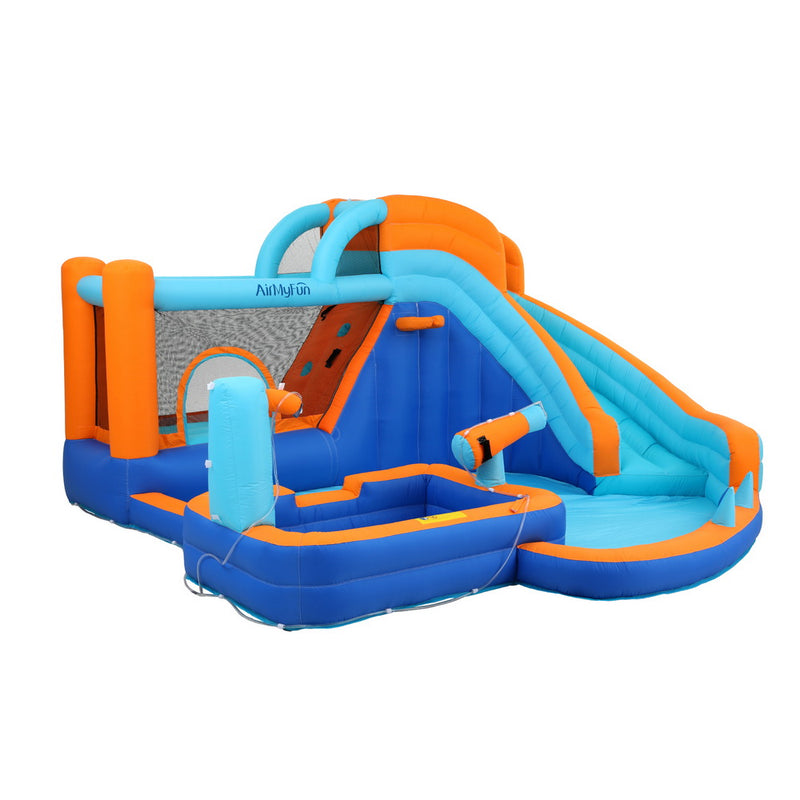 AirMyFun Kids Inflatable Pool, Water Slide & Jumping Castle