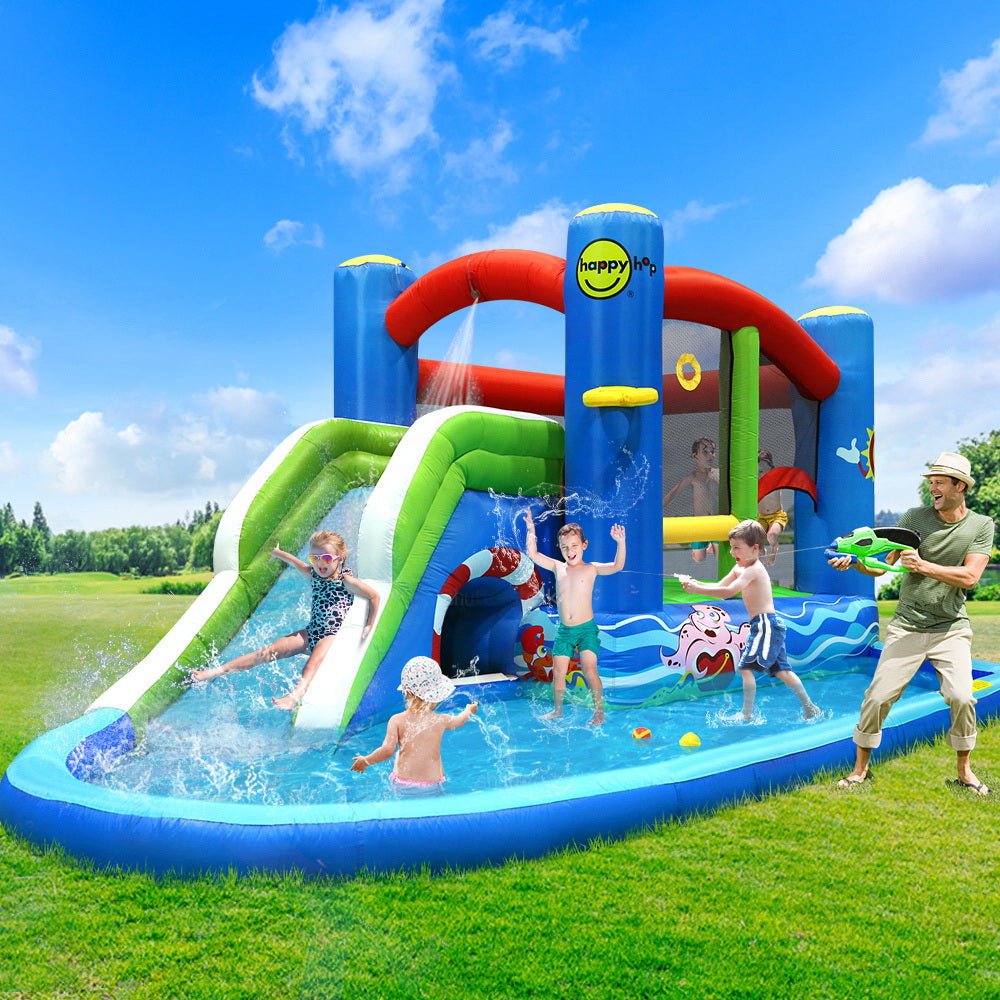 Happy Hop Inflatable Water Slide & Bouncer