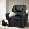 Keezi Kids PU Leather Recliner Armchair – Black