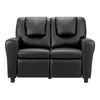 Keezi Kids Recliner Chair – Black PU Leather