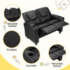 Keezi Kids Recliner Chair – Black PU Leather