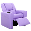 Keezi Kids PU Leather Recliner Armchair – Purple