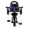 RIGO Tricycle Bike, Kids Bike with 3 wheels, basket Carbon Steel 68cm Blue