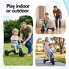 RIGO Tricycle Bike, Kids Bike with 3 wheels, Carbon Steel 70cm Blue
