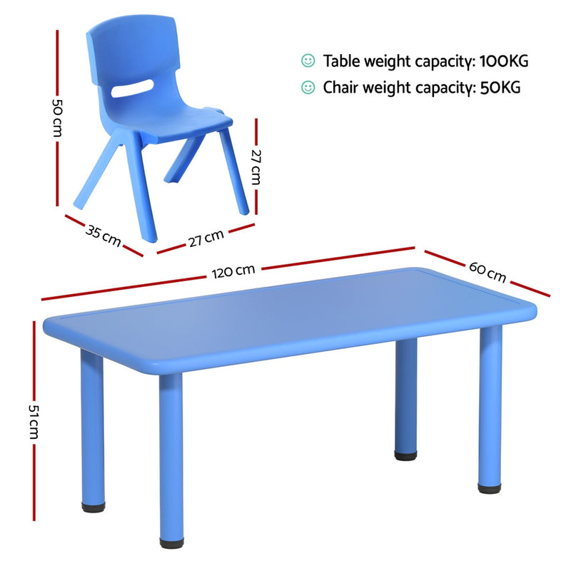 Keezi 9PCS Kids Table and Chairs Set