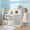 Keezi Kids Bookshelf & Toy Storage Organizer