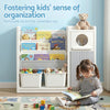 Keezi Kids Bookshelf & Toy Storage Organizer
