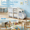 Keezi Kids Toy Storage Organizer with Bins – Car Design