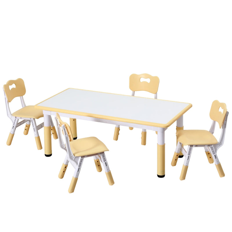 Keezi Kids Table & 4 Chairs Set – Graffiti