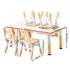 Keezi Kids Table & 4 Chairs Set – Graffiti
