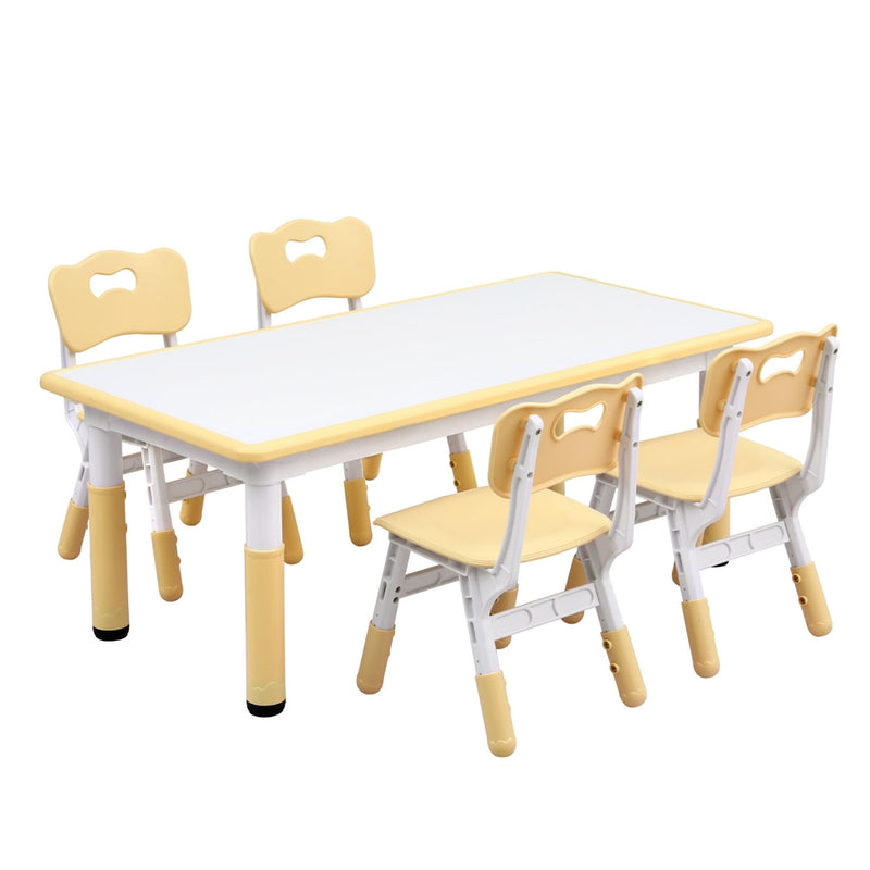 Keezi Kids Table & 4 Chairs Set – Graffiti