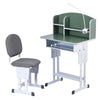Keezi Kids Adjustable Study Desk with LED Lamp – Green