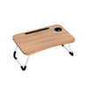 Foldable Adjustable Laptop Desk Tray - Oak