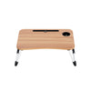 Foldable Adjustable Laptop Desk Tray - Oak