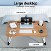 Foldable Adjustable Laptop Desk Tray - Oak