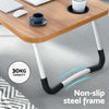 Foldable Adjustable Laptop Desk Tray - Oak