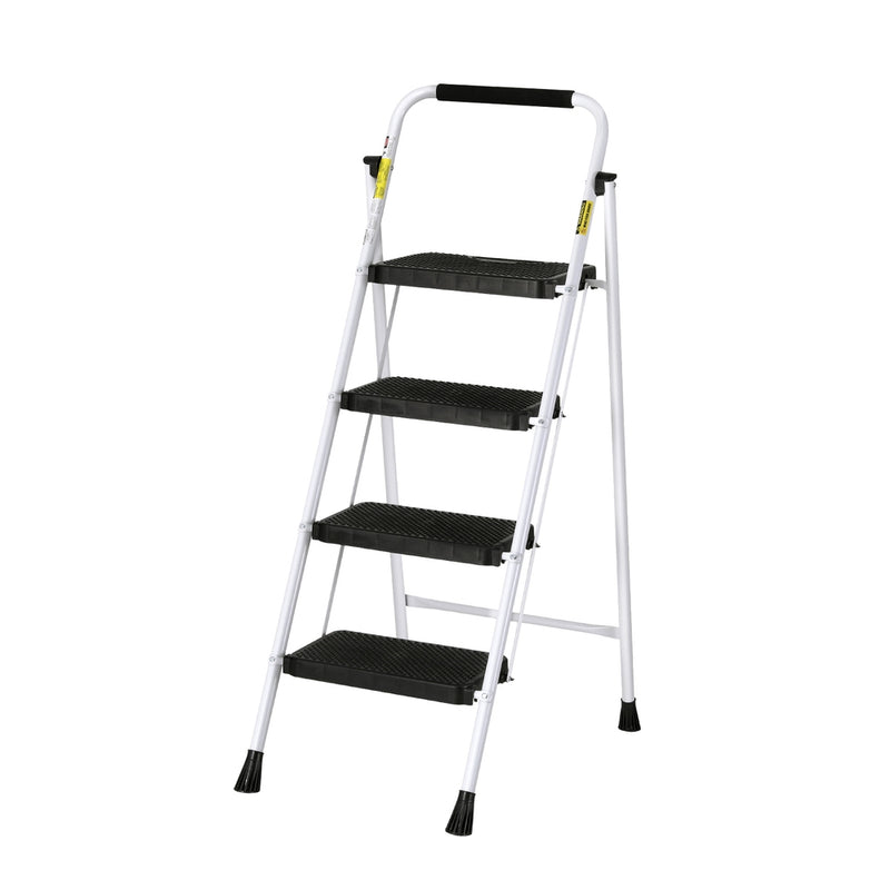 Giantz 4-Step Folding Steel Ladder – Lightweight