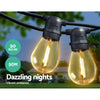 50m LED Festoon String Lights – Outdoor Garden, Wedding & Party Lighting