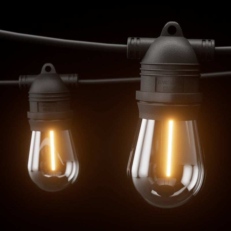 19m Festoon String Lights – Outdoor Party & Garden