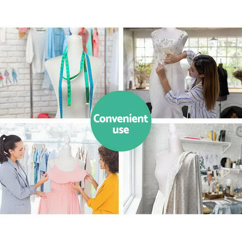 Female Mannequin 170cm – Dressmaker Clothes Display Torso White