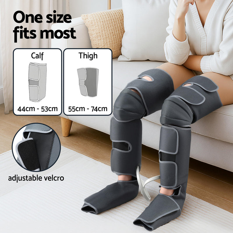 Livemor Electric Air Leg & Foot Massager with Shiatsu Neck Heating