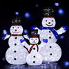 3 PCS Christmas Lights 330 LED Snowman Decor