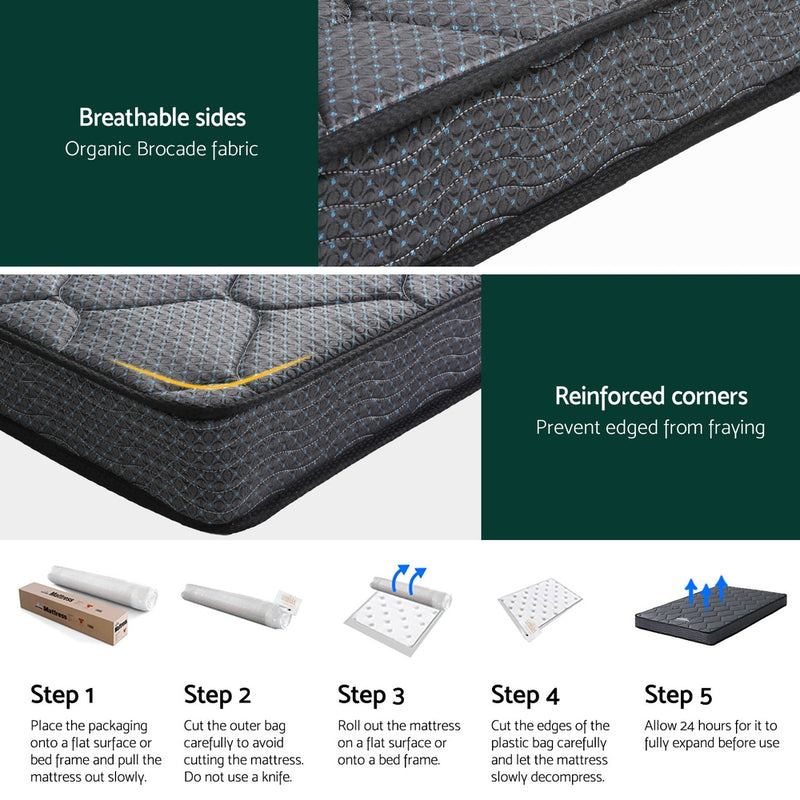 Giselle 16 cm King Single Bonnell Spring Mattress