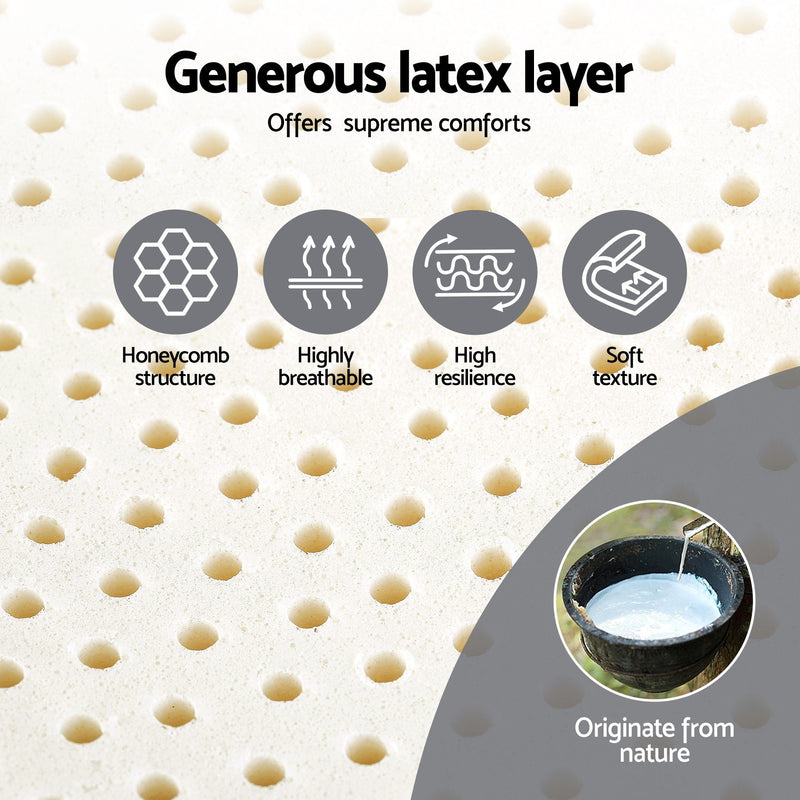 Giselle King Single 25cm Pocket Spring Latex Mattress