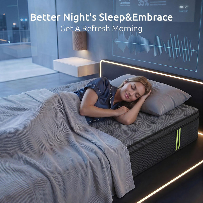 Levitex 34cm Hybrid Pocket Spring Mattress – Single
