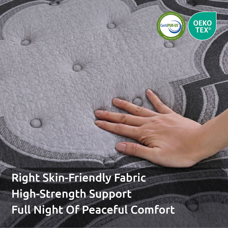Levitex 34cm Latex & Memory Foam Hybrid Mattress – King Single