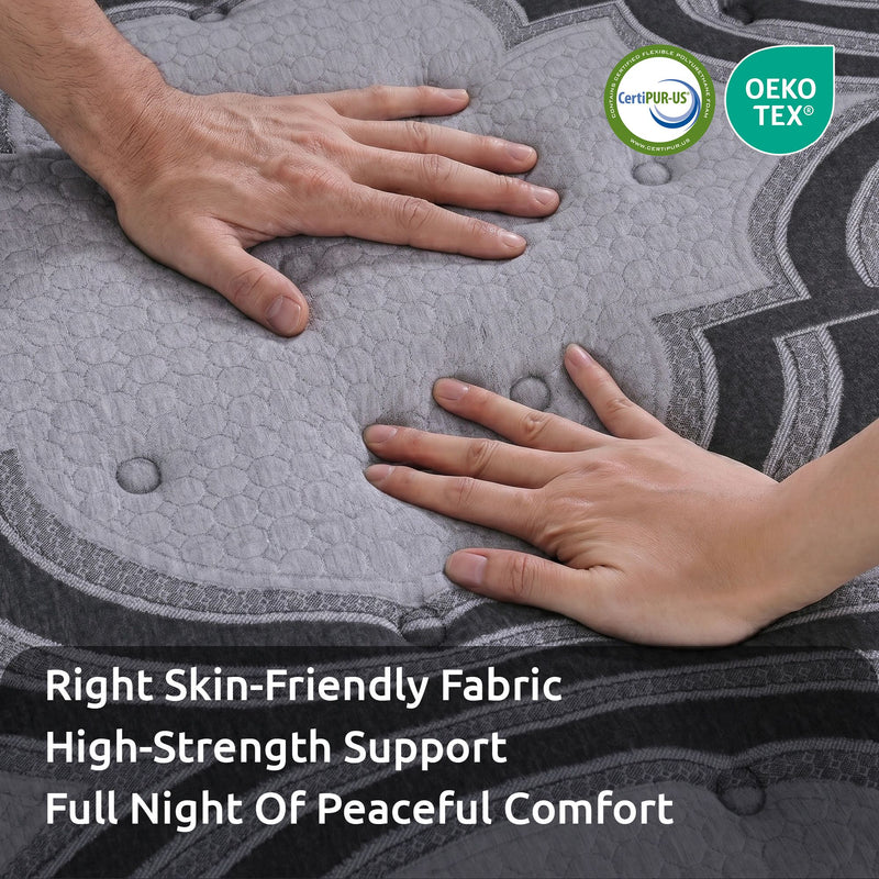 Levitex 34cm Latex & Memory Foam Hybrid Mattress – Queen