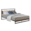 Artiss DANE Double Bed Frame – Black