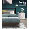 Artiss DANE Double Bed Frame – Black