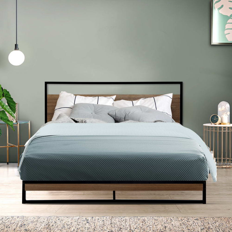 Artiss DANE Double Bed Frame – Black