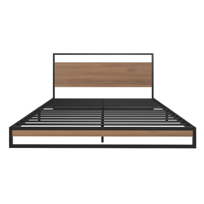 Double Metal Bed Frame with Mattress