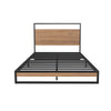 King Single Metal Bed Frame with Mattress